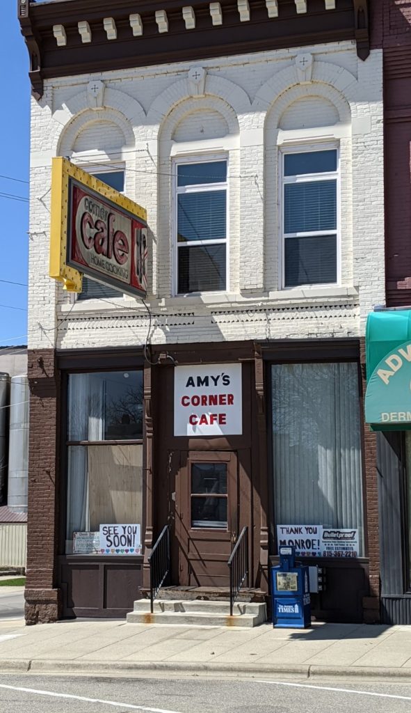 Amys Corner Cafe Storefront