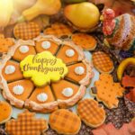 Thanksgiving Pie Shaped Cookies